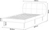 Polsterbett Porvoo Textil 90x200 cm Grau [en. casa] Bild 2