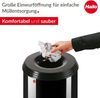 Hailo flammenlöschender Papierkorb ProfiLine Safe XL, Abfalleimer, Mülleimer, Stahlblech, Schwarz, 45 L, 0950-732 Bild 2
