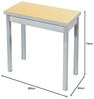 ASTIMESA Buchart: Küchentisch, Metall, Beige, 80x40 cm Bild 2