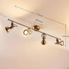 Lindby Deckenleuchten Perseas, Metall, Bronze IP20, 4 x 5 W LED Bild 4