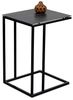 M2 Kollektion Beistelltisch Jon, 38 x 62 x 43 cm, Schwarz Bild 3