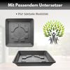 Centi Pflanzkübel Eckiger Pflanzkübel anthrazit modern robust (8er-Set) Bild 4