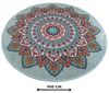 Badteppich mit roter Blume Bild 3