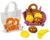 Goki 51704 - Kaufläden und Zubehör - Kaufladen Miniaturen Brötchen, mit Baumwollbeutel und Korb Bild 1