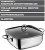 Silit 'Silit Studio' Schmorkasserolle mit Glasdeckel, Edelstahl silber, 29x29 cm Bild 2