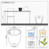 Lechuza® Pflanzkübel Blumentopf Classico Color LS 21 weiß (Komplettset) Bild 3