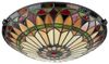 Licht-Erlebnisse Deckenleuchte FARFALLA 10, ohne Leuchtmittel, Deckenlampe Gelb Bronze E27 Glas Metall Tiffany Stil Beleuchtung Bild 2