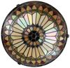 Licht-Erlebnisse Deckenleuchte FARFALLA 10, ohne Leuchtmittel, Deckenlampe Gelb Bronze E27 Glas Metall Tiffany Stil Beleuchtung Bild 3