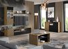 TV-Schrank AURIS 200 cm Artisan-Eiche / Schwarz matt Bild 4