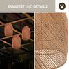 VIVANNO Hängeleuchte Rattan ESSENCE Rund - Beige Geflochten, ohne Leuchtmittel, 25x55 cm Bild 2