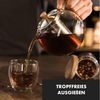 Sencha Teekanne 1,3 l Edelstahl-Siebeinsatz Borosilikatglas Deckel Transparent Bild 4