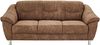 Cavadore 3er Sofa Santa mit Federkern 3-sitzige Couch in Lederoptik, Kunstleder, braun, 202 x 86 x 90 cm Bild 5