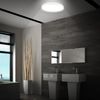 B.K.Licht LED Deckenleuchte BKL1604 Ultraflache LED Badleuchte, mit Microwavesensor, IP44, Bewegungsmelder, LED fest integriert, Neutralweiß, 4.000K, 2.400 Lm, 18W, indirekte Hintergrundbeleuchtung, ⌀29cm, Weiß Bild 2