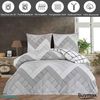 Buymax Bettwäsche, Biber, 3 teilig, 200x200 cm Flanell 100% Baumwolle Winterbettwäsche mit Reißverschluss Bild 2