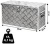 Trucky Anhänger-Deichselbox Truckbox Box Werkzeugkiste Anhängerbox Aluminium Deichselbox D040 Bild 3