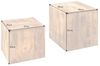 riess-ambiente Beistelltisch CURACAO 40cm natur (Set, 2-St), Wohnzimmer · Mango-Massivholz · Würfel · handmade · lackiert · Design Bild 3