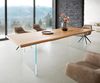 Esstisch Edge 260x100 Akazie Natur Glas Live-Edge Bild 2