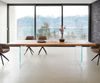Esstisch Edge 260x100 Akazie Natur Glas Live-Edge Bild 4