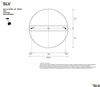 SLV 1004765 ONE DOUBLE PD PHASE UP DOWN LED Pendelleuchte schwarz CCT switch 2700 3000K Bild 5