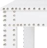 SAFAVIEH Modern Wooden Accent Table, in White and Crocodile, 60 X 100 X 50 Bild 3