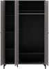 Schildmeyer Kleiderschrank Smash, Holzwerkstoff, anthrazit, 118,8 x 60 x 191,2 cm Bild 4