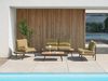 Lounge Set mit Tisch MINOZZO Zertifiziertes Akazienholz Olivgrün Bild 2