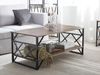 Couchtisch Holzoptik taupe rechteckig BOLTON Bild 2