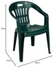 Stapelstuhl Bistrostuhl Gartenstuhl Outdoor Dunkelgrün Kunststoff Bild 2