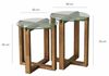 Dmora Couchtisch Enlil 40 x 40 x 50h cm Braun, Modular Bild 2