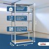 Grafner® Lagerregal 180 x 90 x 40 cm mit 5 Böden max. 875 kg Metall verzinkt Kellerregal Schwerlastregal Bild 3