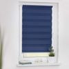 Lichtblick Sonnenschutzsysteme GmbH Doppelrollo Lund 120 cm x 150 cm (BxL) Blau Verspannt; Klemm- und schraubbar; Lichtdurchlässig und blickdicht Bild 3