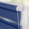 Lichtblick Sonnenschutzsysteme GmbH Doppelrollo Lund 120 cm x 150 cm (BxL) Blau Verspannt; Klemm- und schraubbar; Lichtdurchlässig und blickdicht Bild 4