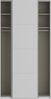 FORTE Schwebetürenschrank Fittio, Made in Europe, 2 Schiebetüren, modernes Design Höhe 2,35 mtr, stehende Montage Bild 5