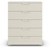 rauch Aditio Box, Kommode, 5 Schubladen, mit Softclose-Funktion, Farbe Beige, BxHxT 80x100x43cm Bild 5