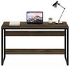 Furinno Moretti Computer Desk, Gaming Desk, Office Desk, 52 Breite, für Home Office, Gaming, Studium, Braun Walnuss Bild 4