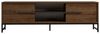 Hanah Home Stylish Walnut TV Stand, 160 x 50 x 40 cm | 100% Melamine Coated Particle Board, 18 mm Thick | Wall-Mountable, Multiple Shelves, Extra Storage Bild 5