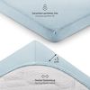 Laleni Premium Spannbettlaken für Babybett 60x120 cm - Oeko-Tex zertifiziertes, atmungsaktives Spannbetttuch Kinderbett, 100% Baumwolle (150g/m2), Hellblau Bild 3