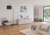 rauch Schubkastenkommode Kommode Türkommode Sideboard Kombikommode FLIPP (Breite 200 cm mit 2 Einlegeböden), 3-türig mit 3 Schubladen und Soft-Close-Funktion Bild 2