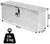 Trucky Anhänger-Deichselbox Truckbox Werkzeugkiste Box Anhängerbox Aluminium Deichselbox D015 Bild 3