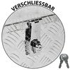 Trucky Anhänger-Deichselbox Truckbox Werkzeugkiste Box Anhängerbox Aluminium Deichselbox D015 Bild 4