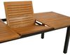 DEGAMO Gartentisch Ausziehtisch SARONNO 180/240x100 cm, Aluminium anthrazit + Akazienholz geölt, Outdoor, FSC®-Zertifiziert Bild 5