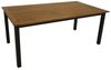 DEGAMO Gartentisch Ausziehtisch SARONNO 180/240x100 cm, Aluminium anthrazit + Akazienholz geölt, Outdoor, FSC®-Zertifiziert Bild 4