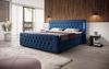 Boxspringbett Charme 180x200 H4 Blau Bild 3