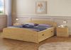 ERST-HOLZ Bett Funktionsbett 200x200 Kiefer mit 3 Bettkästen u. Rollrosten, Kieferfarblos lackiert Bild 4