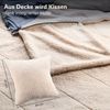 Skandika Deckenschlafsack Campingdecke Liva, 4-in-1, Outdoor Decke, 200x135cm, Überwurf, Kissen, mit Teddyfell oder Nylon Unterseite, Polyester, wasserdicht Bild 5