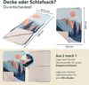 Skandika Deckenschlafsack Campingdecke Liva, 4-in-1, Outdoor Decke, 200x135cm, Überwurf, Kissen, mit Teddyfell oder Nylon Unterseite, Polyester, wasserdicht Bild 4