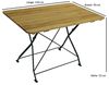 TPFGarden Klapptisch BAD BELZIG aus Robinienholz 70x110 cm, Stahlgestell in Grün pulverbeschichtet, wetterfest | Holz von höchster Qualität Bild 4