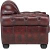 Chesterfield Sessel Hereford antik-rot Echtleder 112x94x96 cm massivum Ledersessel mit Armlehnen englisches Design Wohnzimmer Bild 5