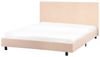 Wasserbett Bouclé ALBI 140 x 200 cm Beige Bild 4