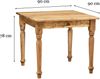 Esstisch klein 90x90 cm Made in Italy | Küchentisch klein 2/4 personen | Esstisch holz massiv Bild 3
